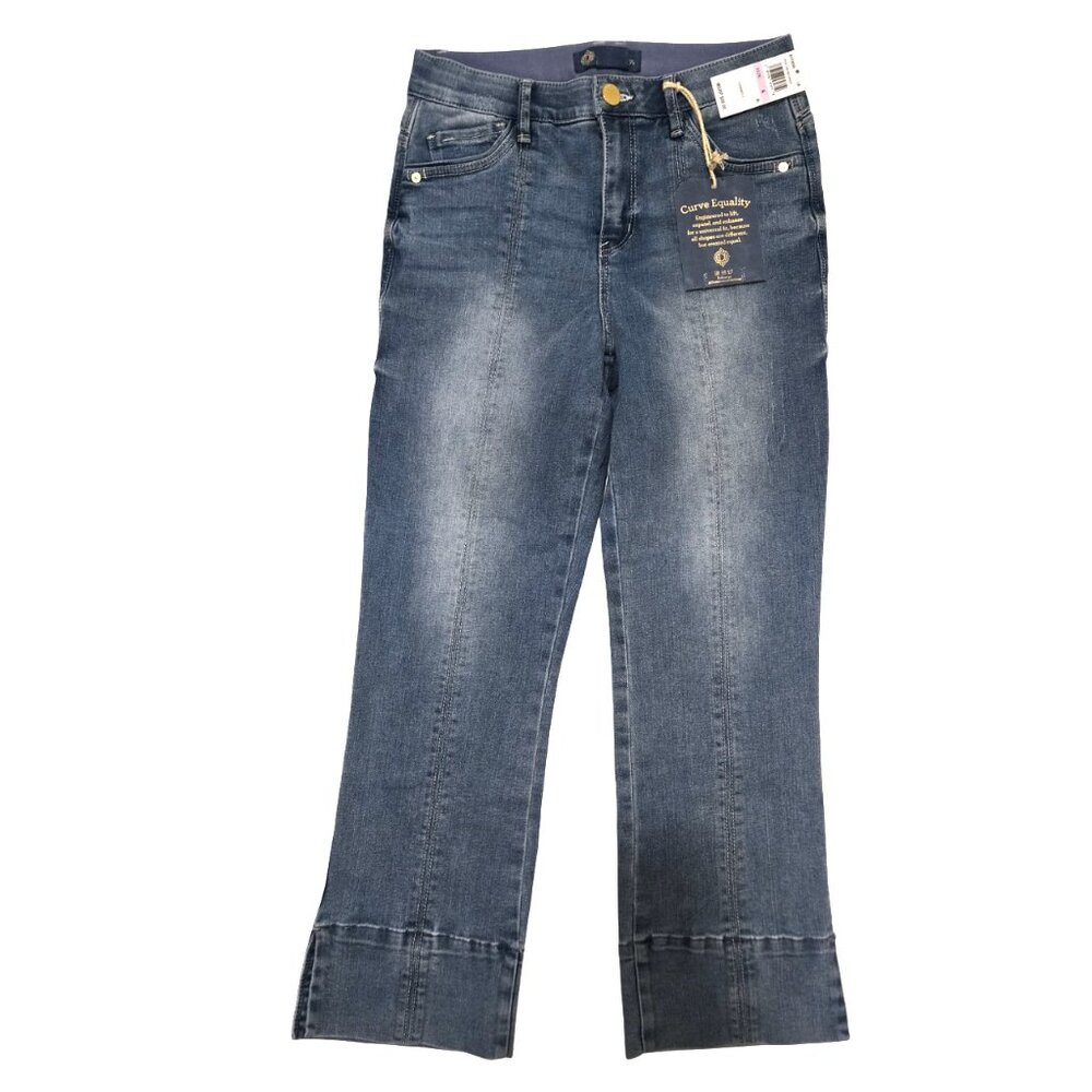 Democracy Ab Solutions Hi Rise Kick Flare Slimming Jeans 6 NEW